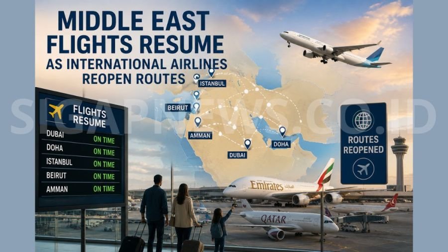 Middle East Flights Resume as International Airlines Reopen Routes