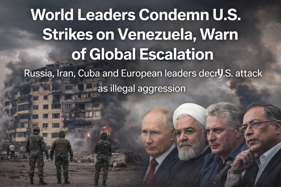 World Leaders Condemn U.S. Strikes on Venezuela, Warn of Global Escalation